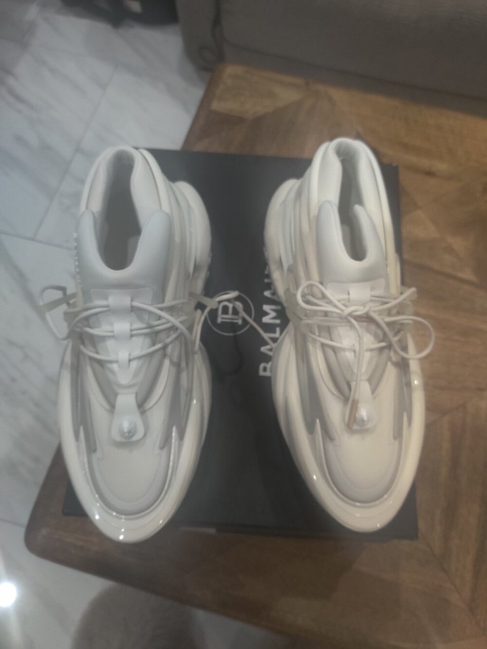 BALMAIN Unicorn Neoprene Sneakers US11 UK10 EU44 new UNISEX $1483.00